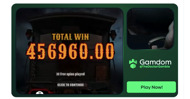 Wanted Dead or a Wild 456K big win